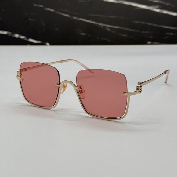 NEW GG1279S 003 GUCCI GOLD/PINK WOMEN GUCCI SUNGLASSES - Picture 3 of 12